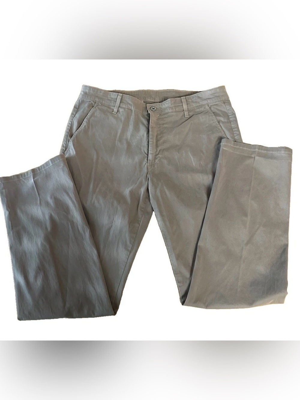 AG Adriano Goldschmied Chino Pants Mens 32x30 Beige Lux Khaki Tailored Trouser